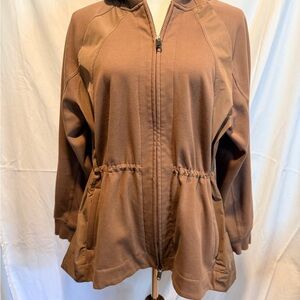 Athleta Triumph Jacket in Rustic Beige
